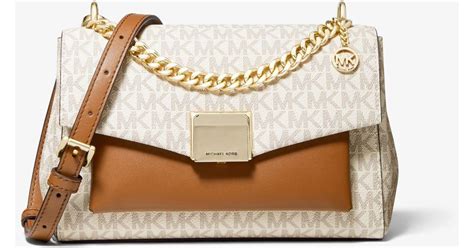 michael kors lita medium two-tone|Michael Kors lita crossbody.